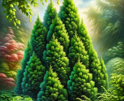 Die Pflege von Thuja brabant