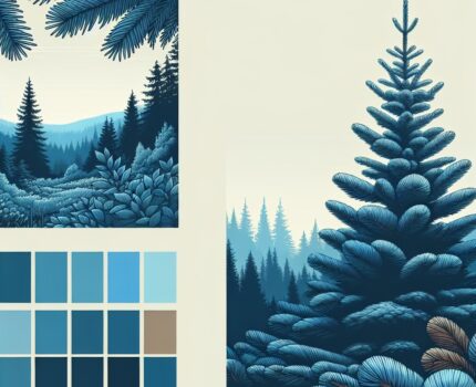 Blau Fichte
