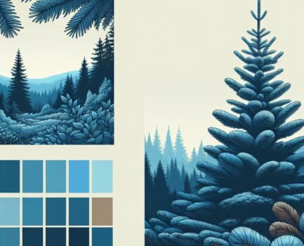 Blau Fichte