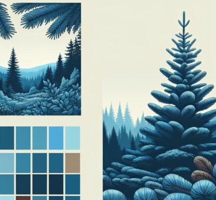 Blau Fichte