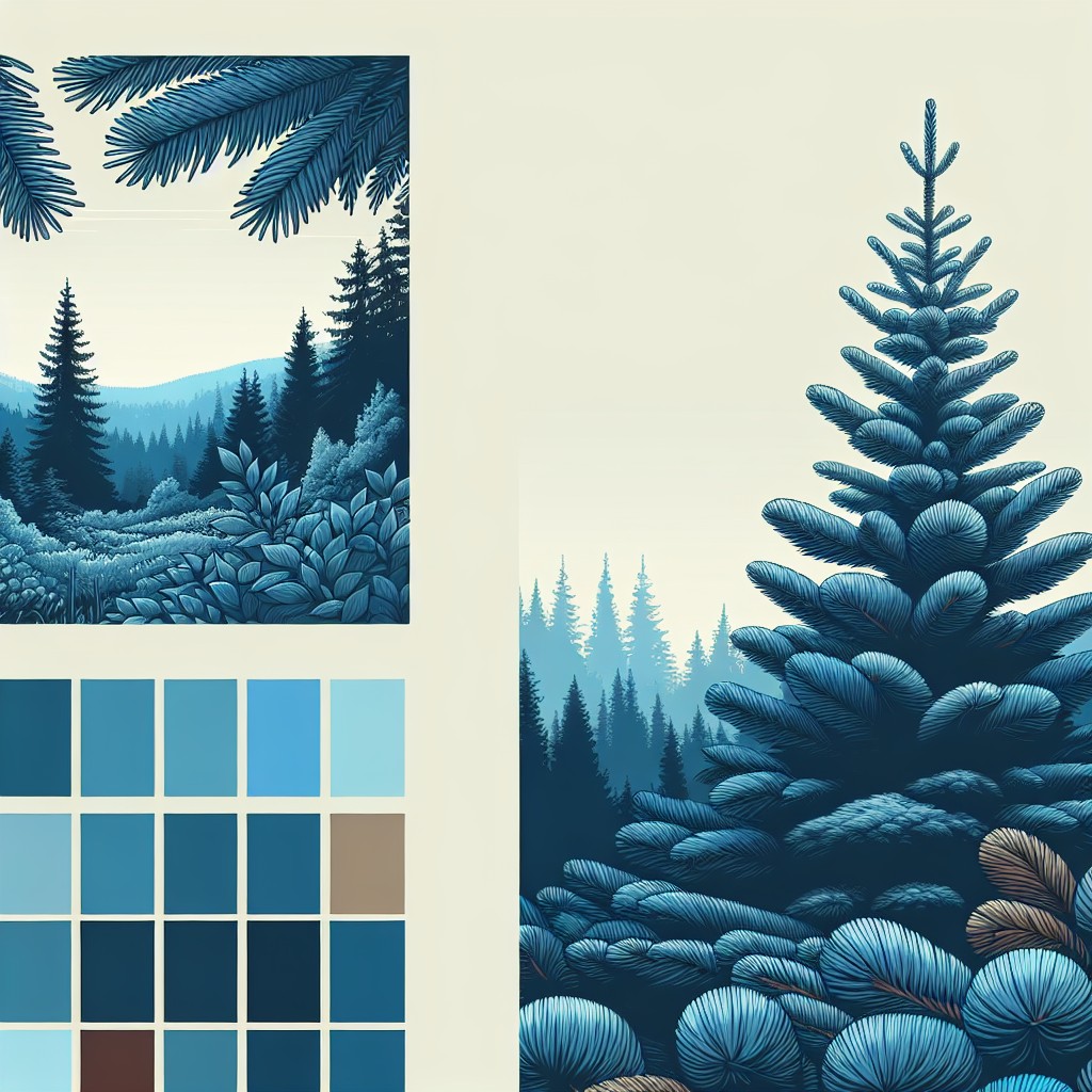 Blau Fichte
